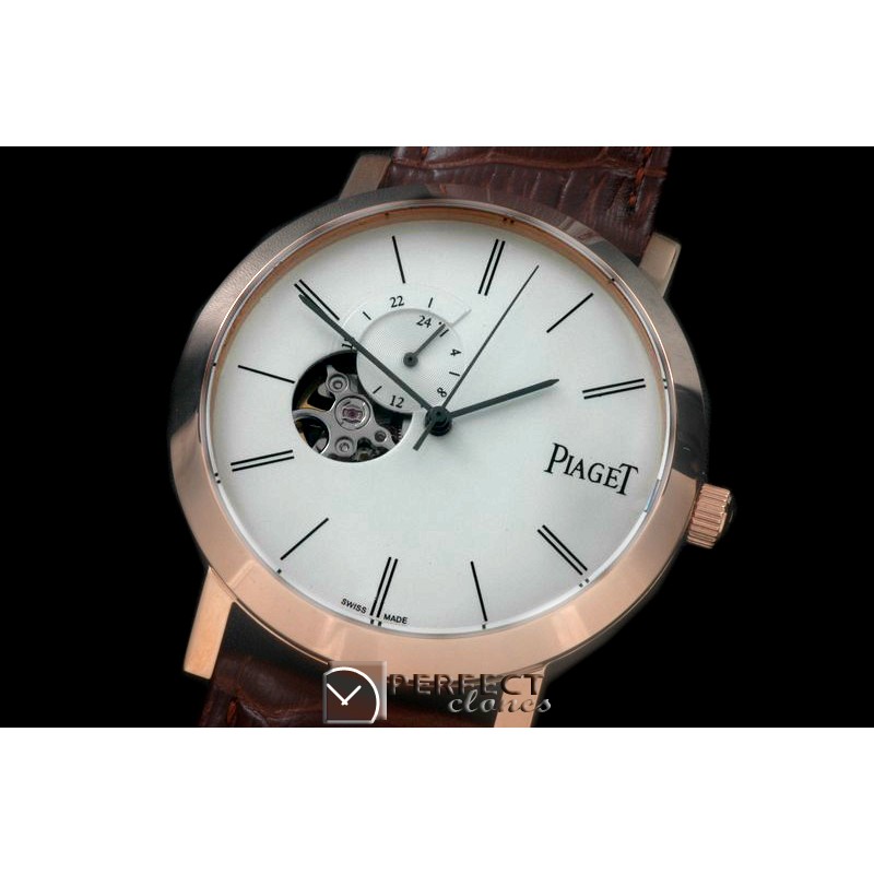 PI00146 Altiplano Duo Jour RG/LE White Jap Miyota 9015