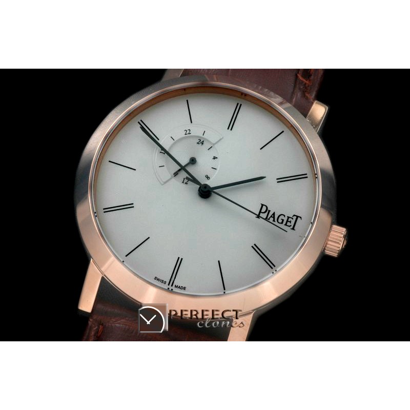PI00156 Altiplano Duo Jour RG/LE White Jap Miyota 9015
