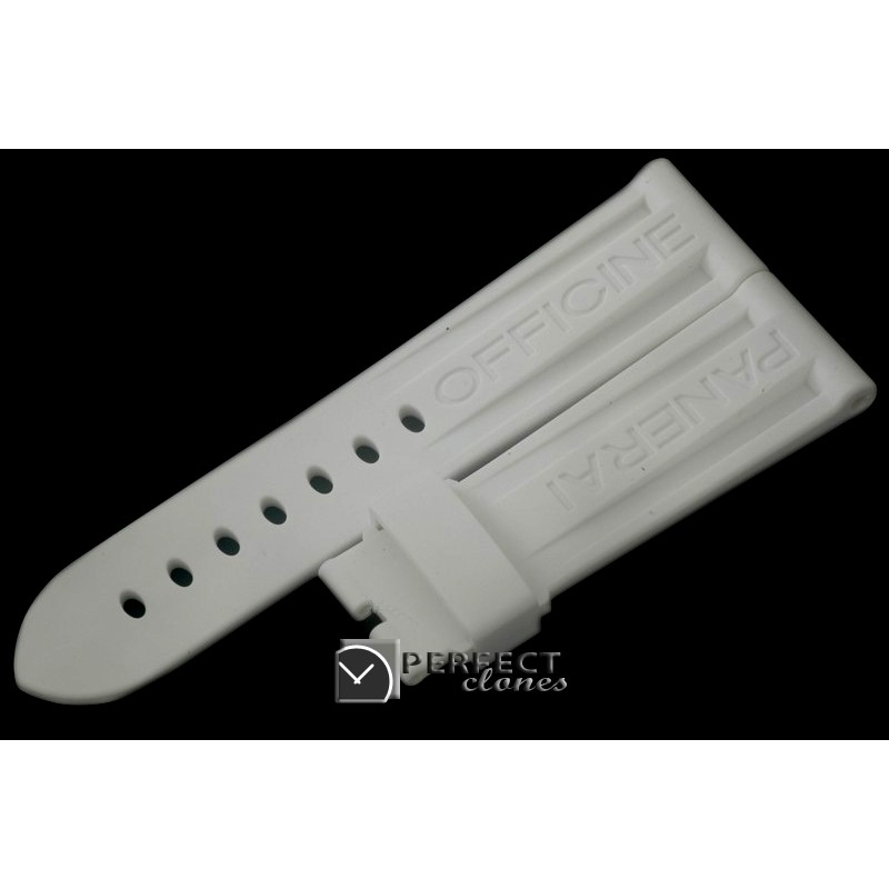 PNA00029 24/22 Grey Rubber Strap for 44mm Pams