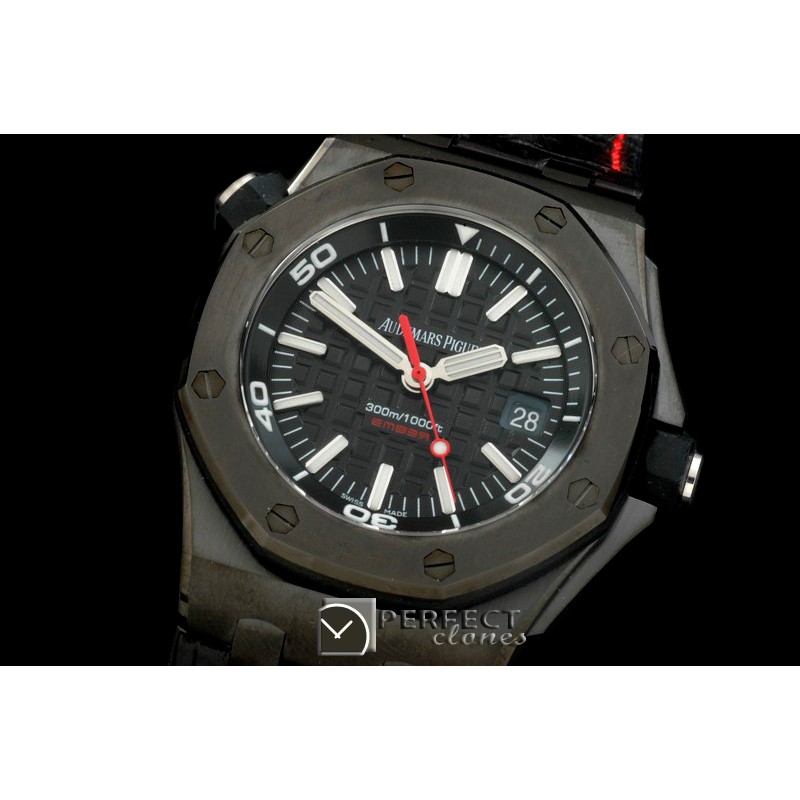 AP00037 Royal Oak Diver EMBER DLC/RU Black A-2824/3120