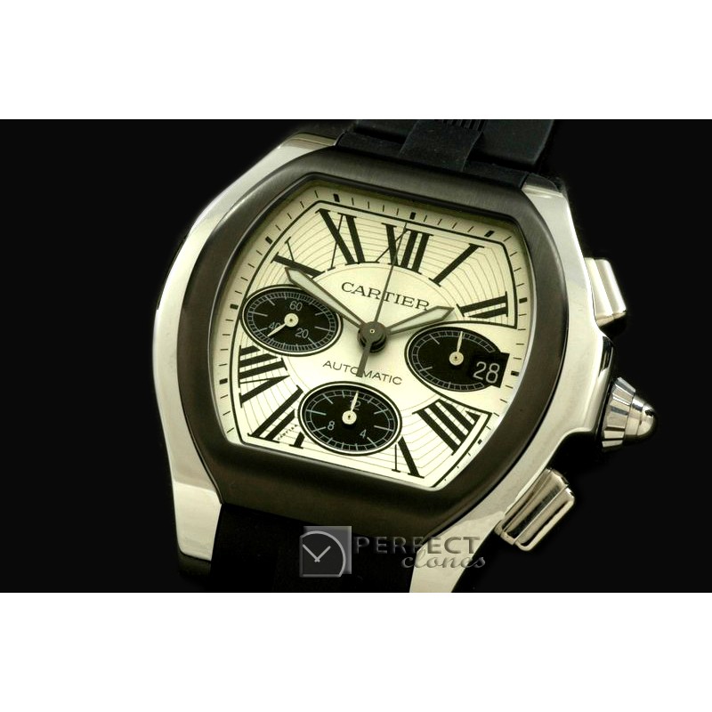CARR00003R XXL Roadster Chrono SS/RU White 7753