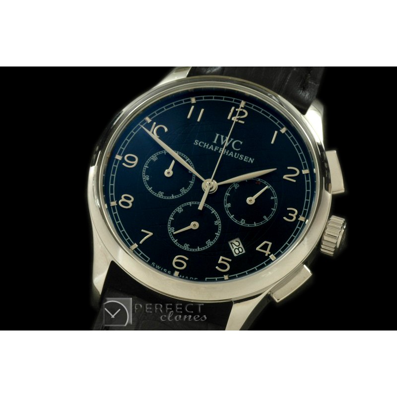 IWPG19998 Portuguese Grande Chrono SS/LE Black Jap OS20