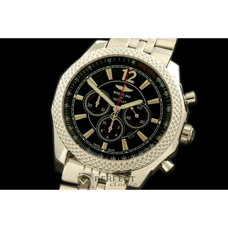 BLBB03012 Bentley Barnato Chrono SS/SS Black A-775Sec@3