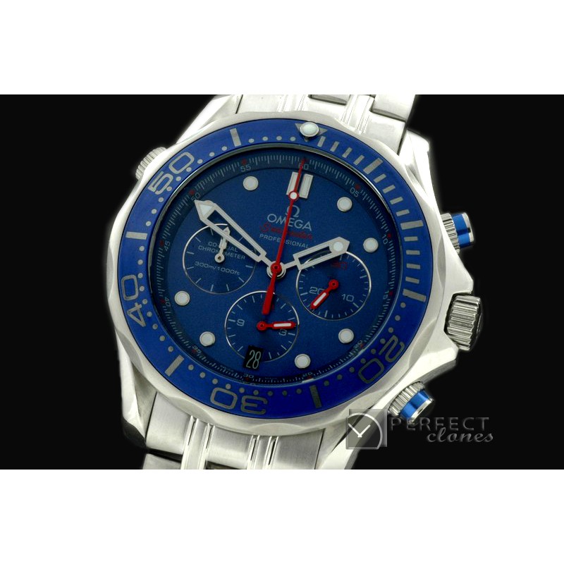 OMSE20104 Diver Pro 300M Chrono SS/SS Blue Jap Qtz