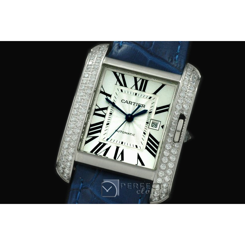 CARTA00101DL Tank Anglaise Mid SS/LE White Swiss Eta 267