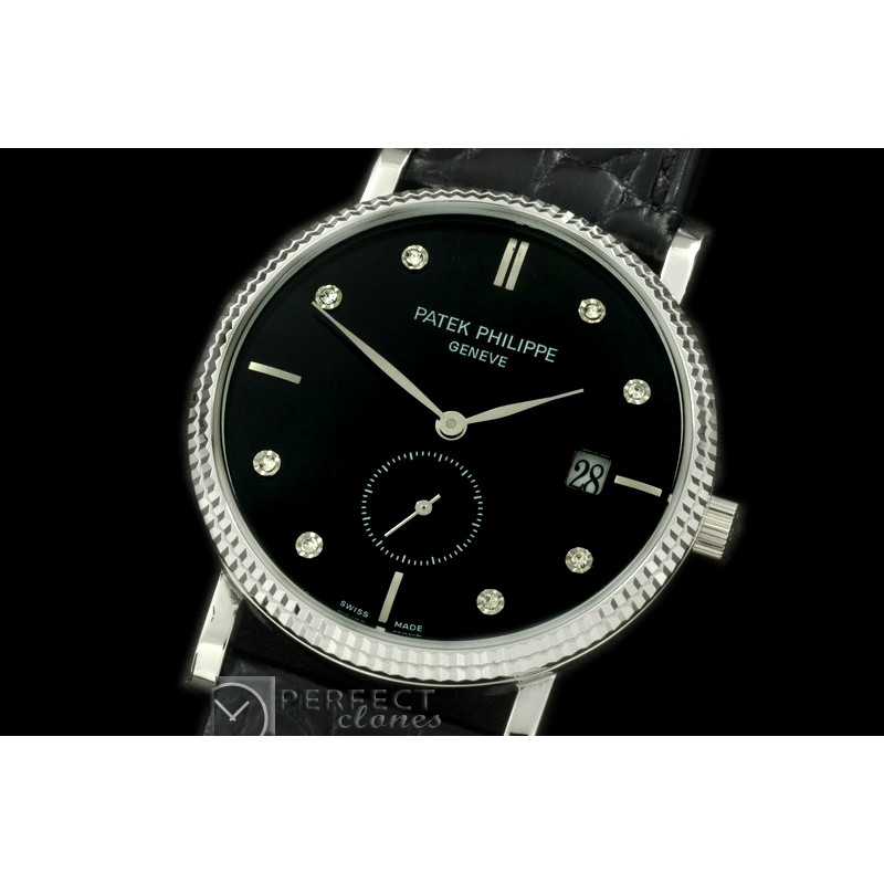 PP03017 3919 Calatstrava SS/LE Black Diam Quartz
