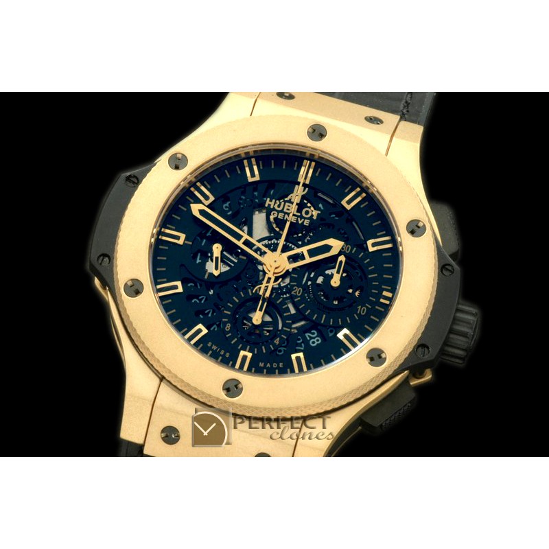 HAB10004 Aero Bang YG/RU YG Bez Blk Skeleton A-7750