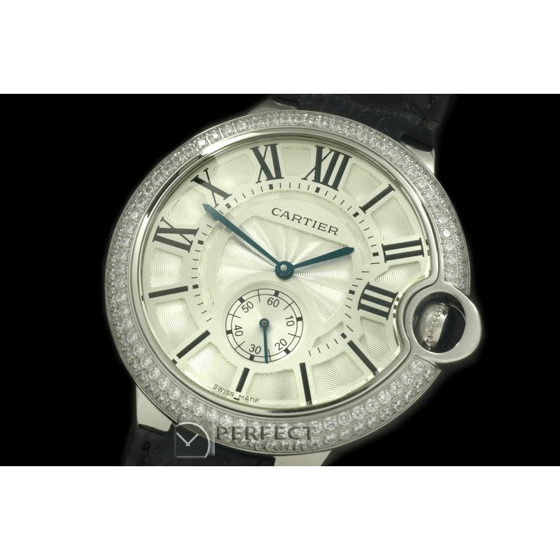 CARBA10051AD Ballon Bleu de Cartier Men SS/LE White Swiss Qtz