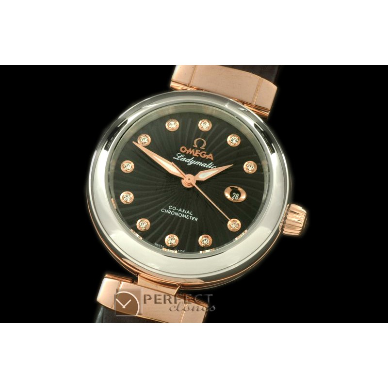 OMDEL00012L Deville Ladymatic SS/RG Black J-9105