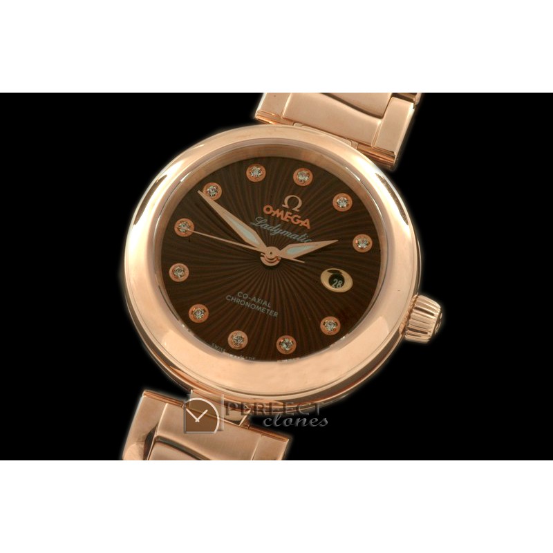 OMDEL00019 Deville Ladymatic RG/RG Brown J-9105