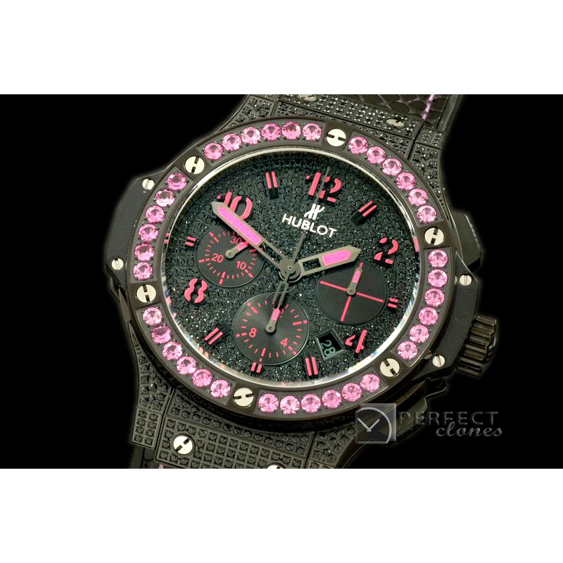 HBBF-102 Big Bang Black Fluo Pink PVD/LE A-7750