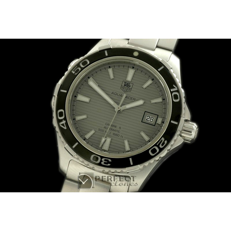 TGAQ00058 Aquaracer Calibre 5 SS/SS Grey A-2824