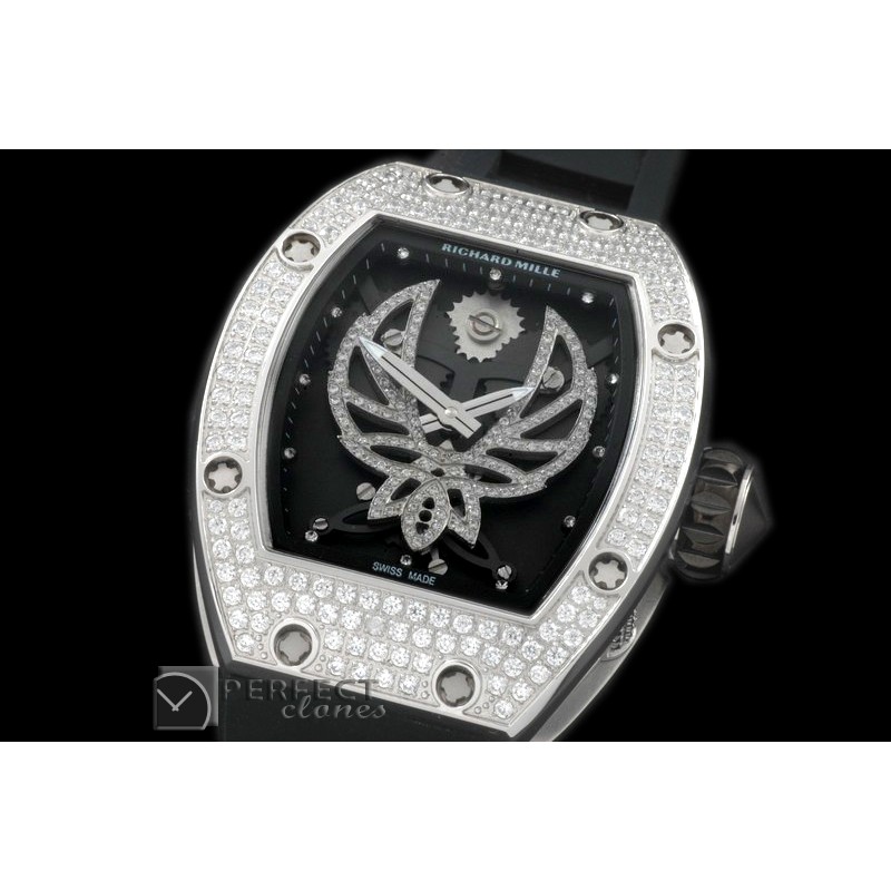 RM051-101D Phoenix Tourbillon SS/RU Skeleton Asian 21J Decor