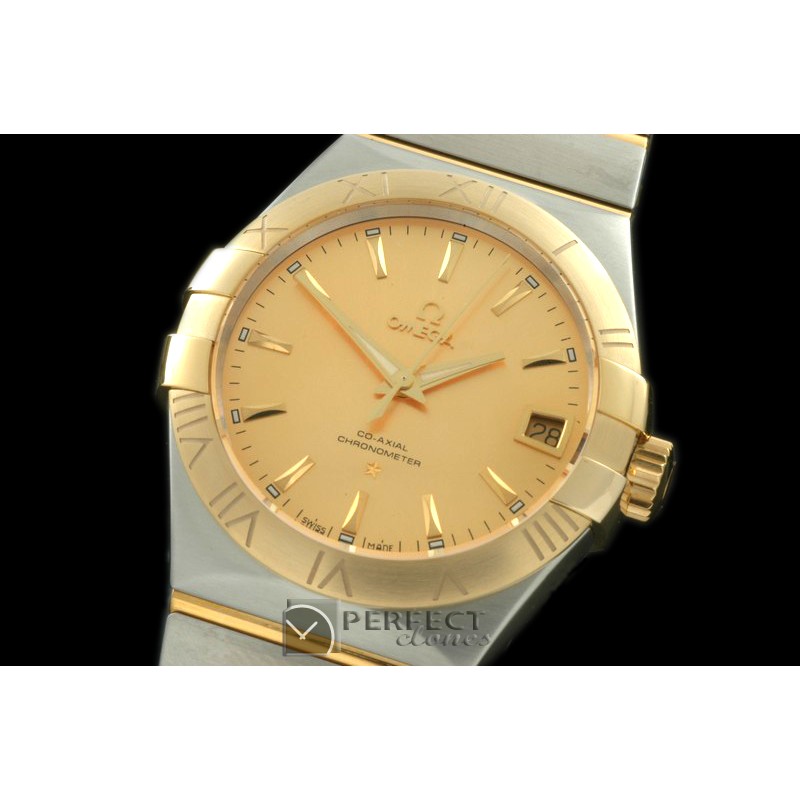 OMCO00044 Double Eagle Men Auto SS/YG Gold Miyota 9105