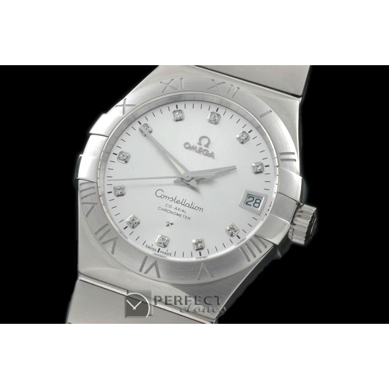 OMCO00036 Double Eagle Men Auto SS/SS Silver Diam Miyota 910