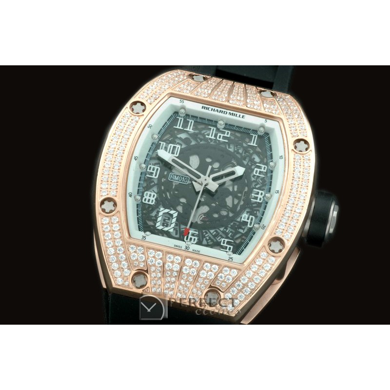 RM010-111 RG/RU Diam/White Asian 21J Decorated