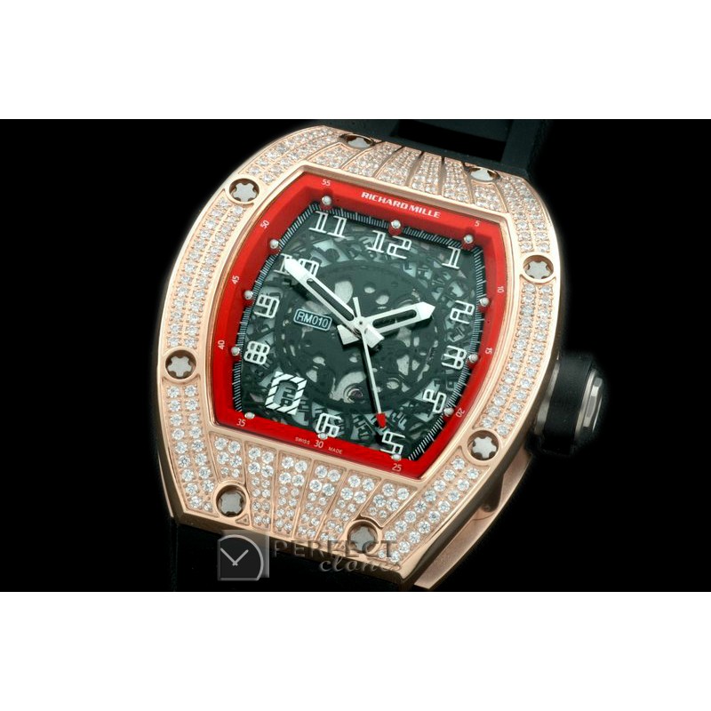 RM010-114 RG/RU Diam/Red Asian 21J Decorated