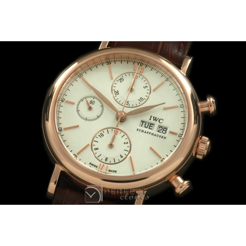 IWPT00016 Portofino Chronograph V2 RG/LE White A-77528800bph