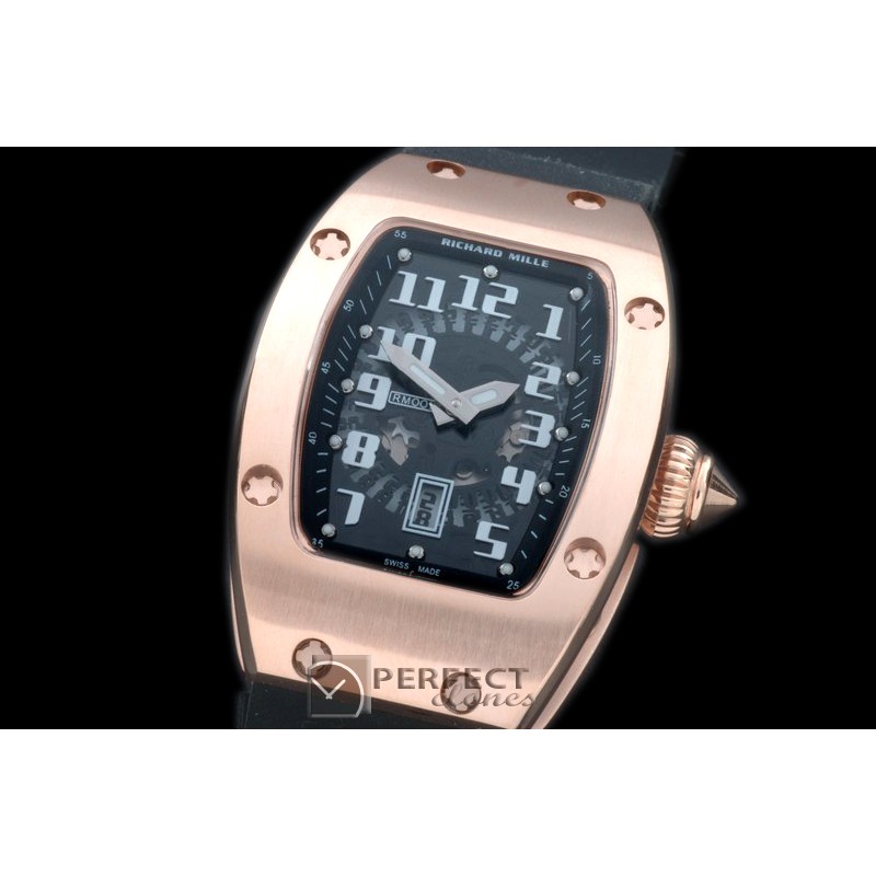 RM007-212 RG/RU Black/Black Asian 21J Decorated