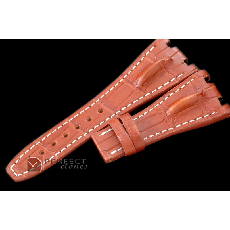 APA00111 Gen Croc Brown Horn Back Strap for AP Watches