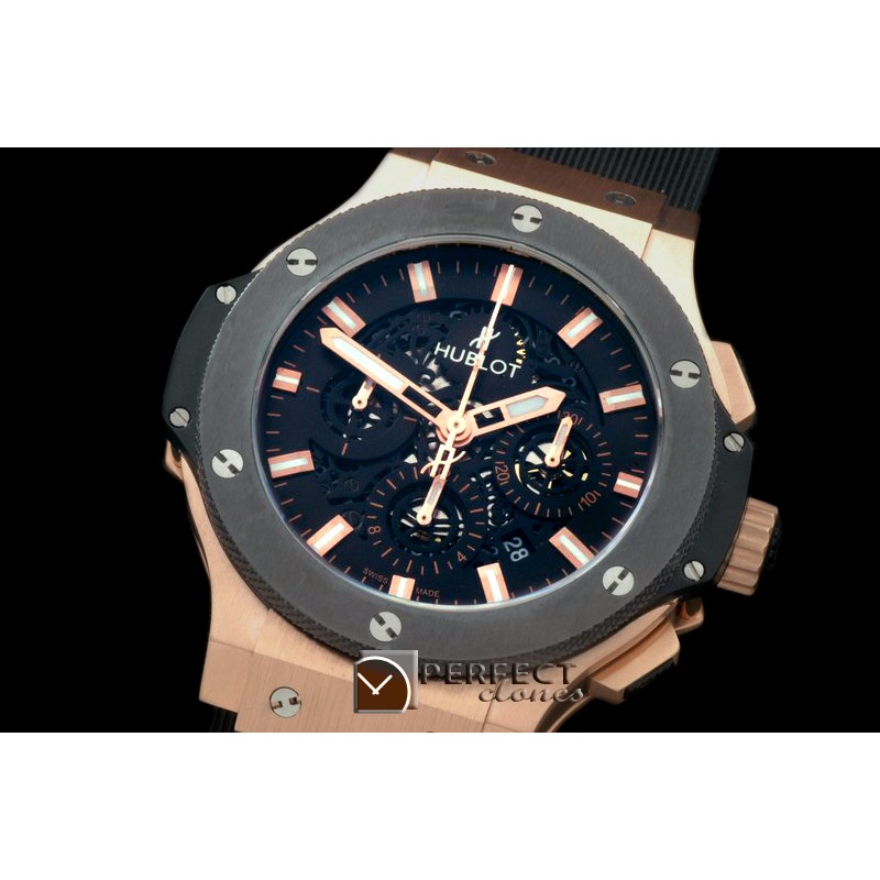 HAB00116 Aero Bang RG/RU Black Skeleton A-7750
