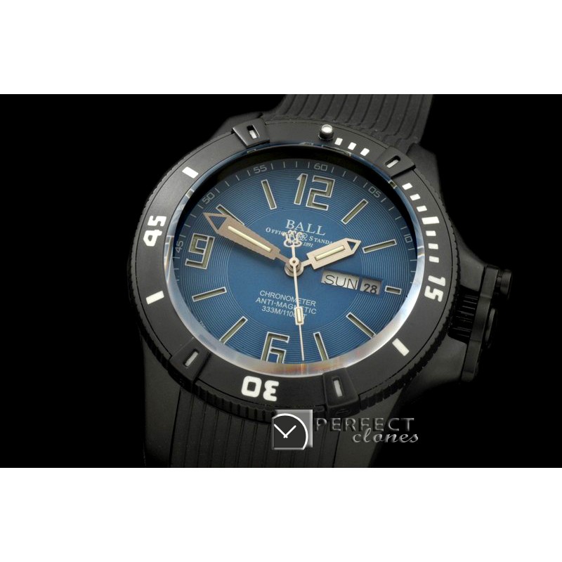 BALL10064 Hydrocarbon DayDate PVD/LE Blue J-Miyota 8205