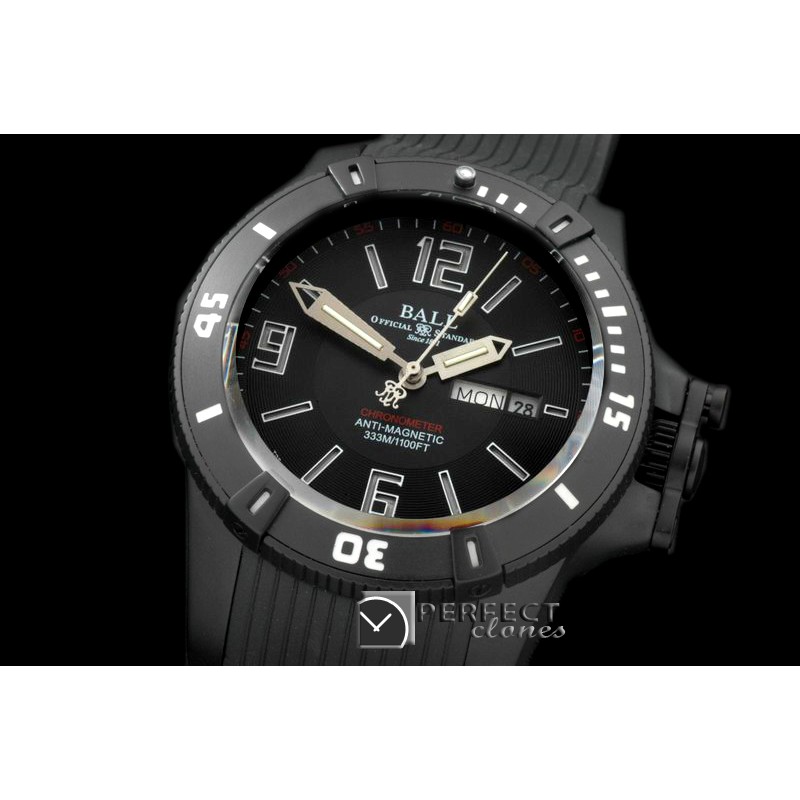 BALL10063 Hydrocarbon DayDate PVD/LE Black J-Miyota 8205
