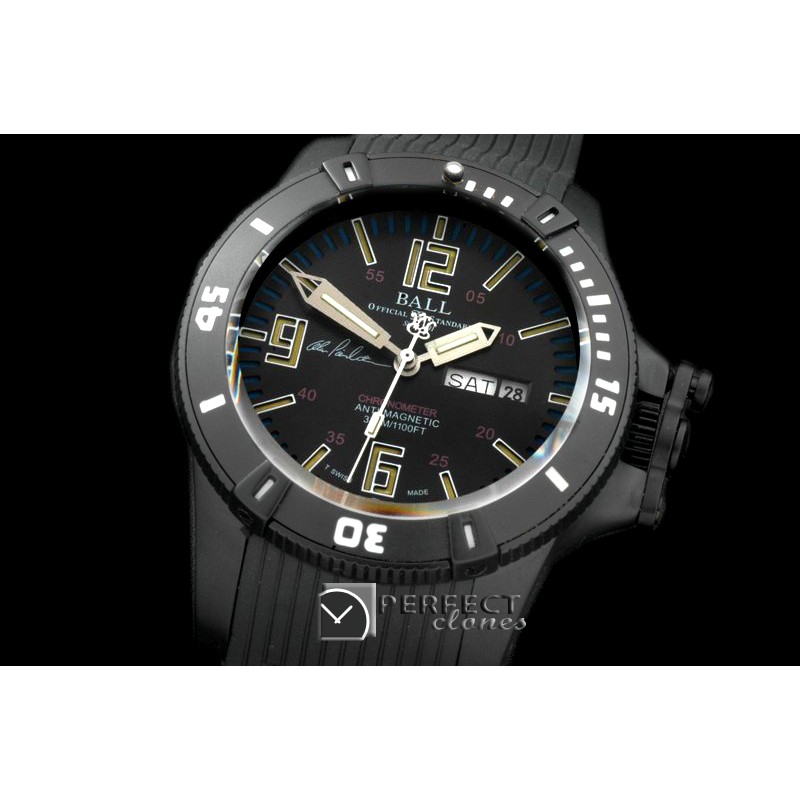 BALL10068 Hydrocarbon DayDate PVD/LE Black J-Miyota 8205