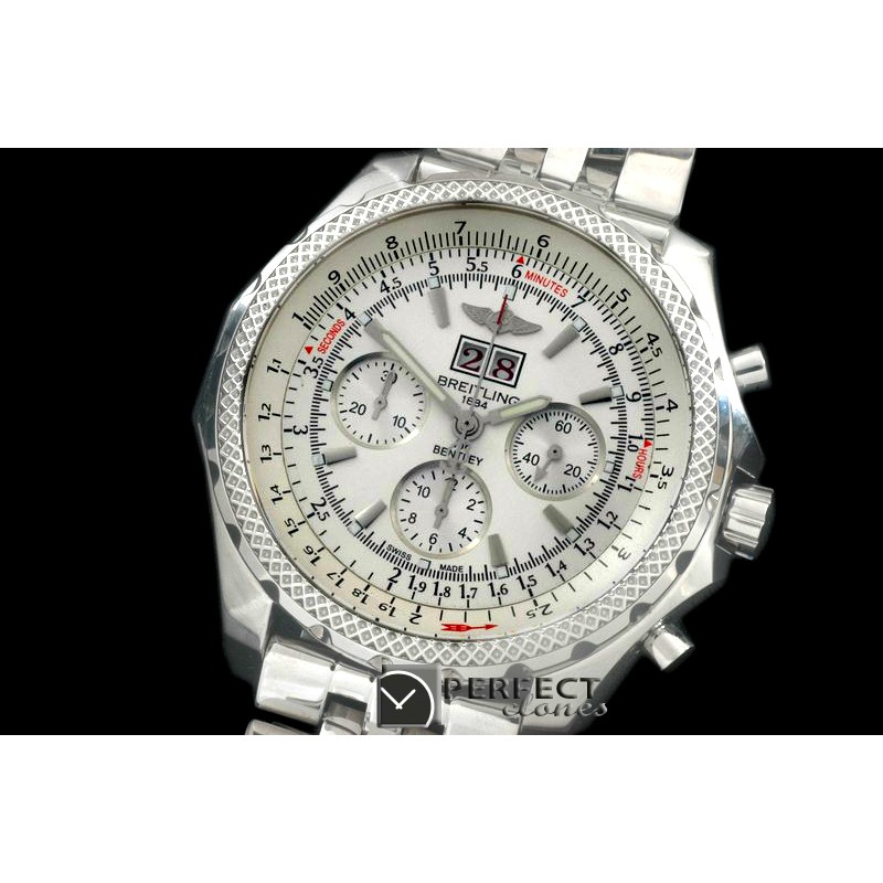 BLBE01001 Bentley 6.75 Big Date SS/SS White A-7750