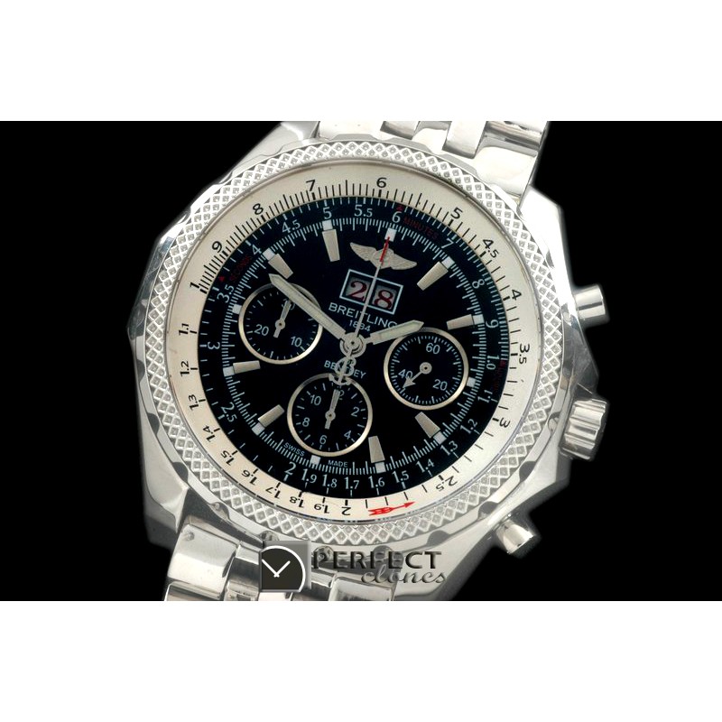 BLBE01002 Bentley 6.75 Big Date SS/SS Black A-7750