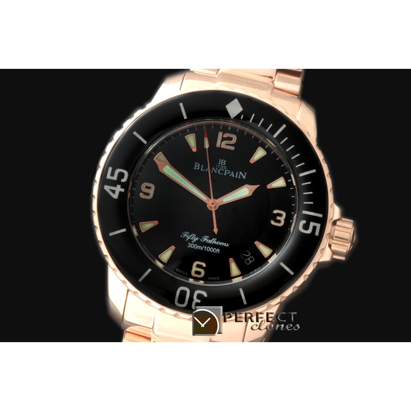 BP00105 5Fathoms RG/RG Black Asian 2824