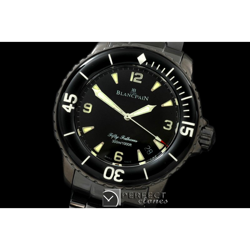 BP00106 5Fathoms PVD/PVD Black Asian 2824