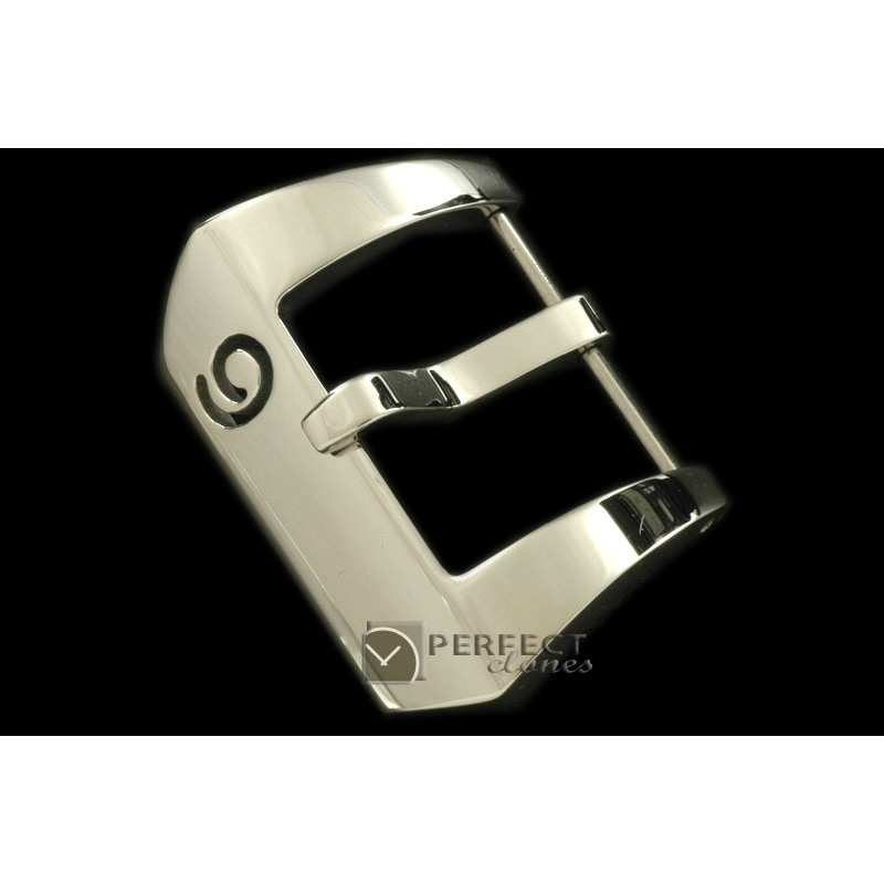 PNA10043 Steel - Polished No 9 Buckle 26mm