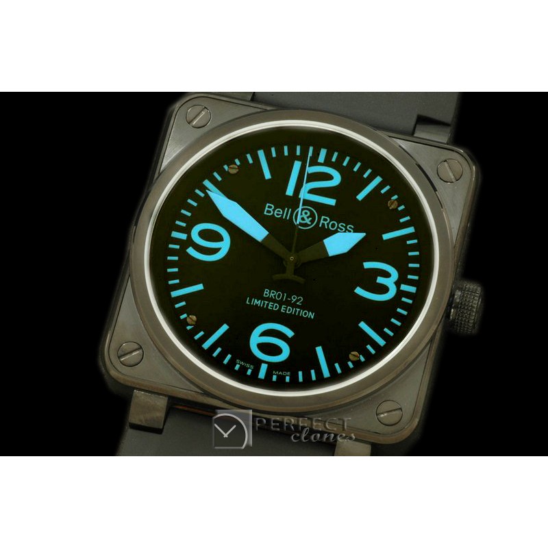 BO-019213 BR01-92 Automatic PVD/RU Black/Blue A-2836