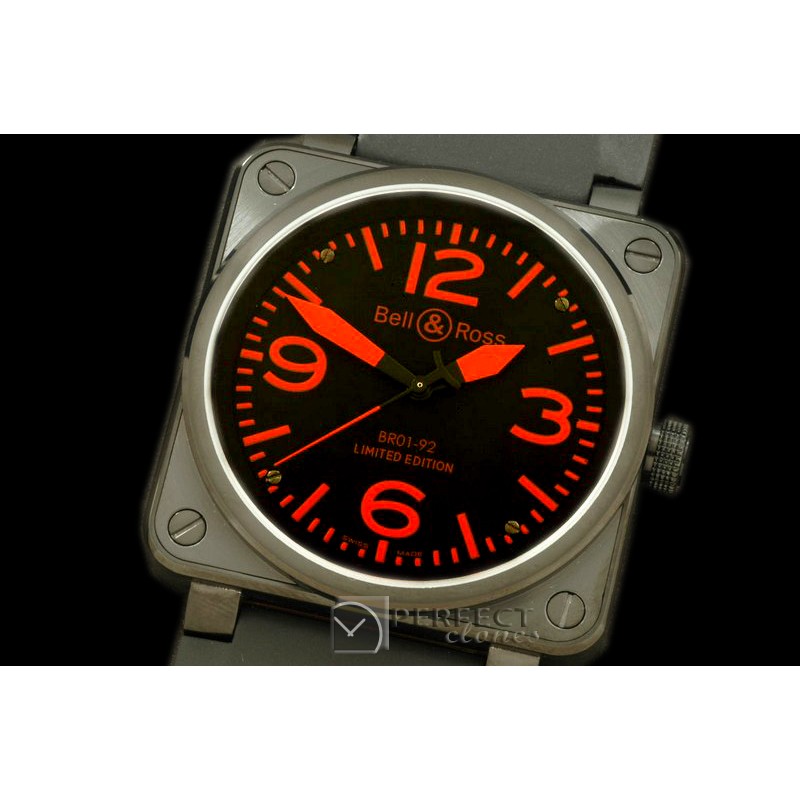 BO-019214 BR01-92 Automatic PVD/RU Black/Red A-2836