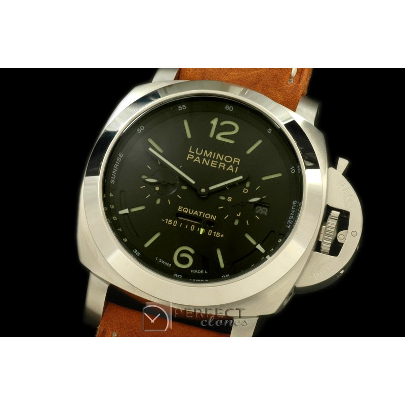 PN36501 Pam 365 195Tourbillon Equation of Time SS/LE Black Asi