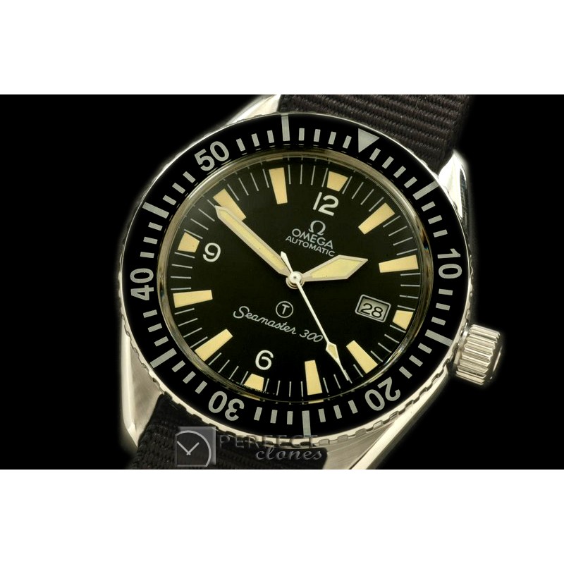 OMSEV01003N Vintage Seamaster 30Military SS/NT Blk A-2836