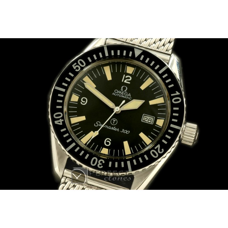 OMSEV01003M Vintage Seamaster 30Military SS/ME Blk A-2836