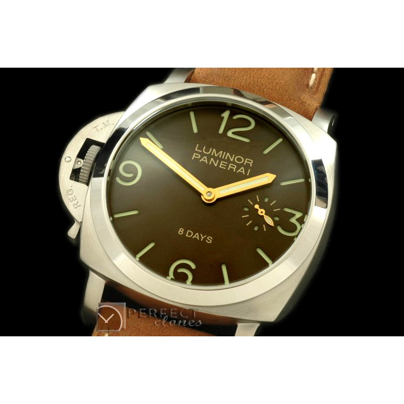 PN368N01 Pam 368 8 Days Lefty SS/LE Blk 6497/P3000