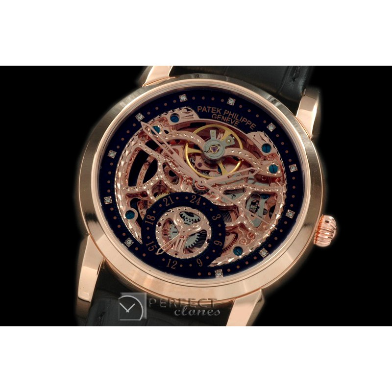 PPCC10027 Classic Skeleton RG/LE Black Asian 2813