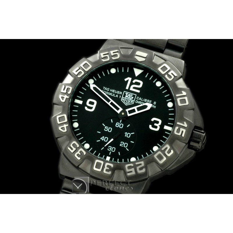 TGF1-00212 Formula 1 Calibre S PVD/PVD Black Swiss Eta Quartz