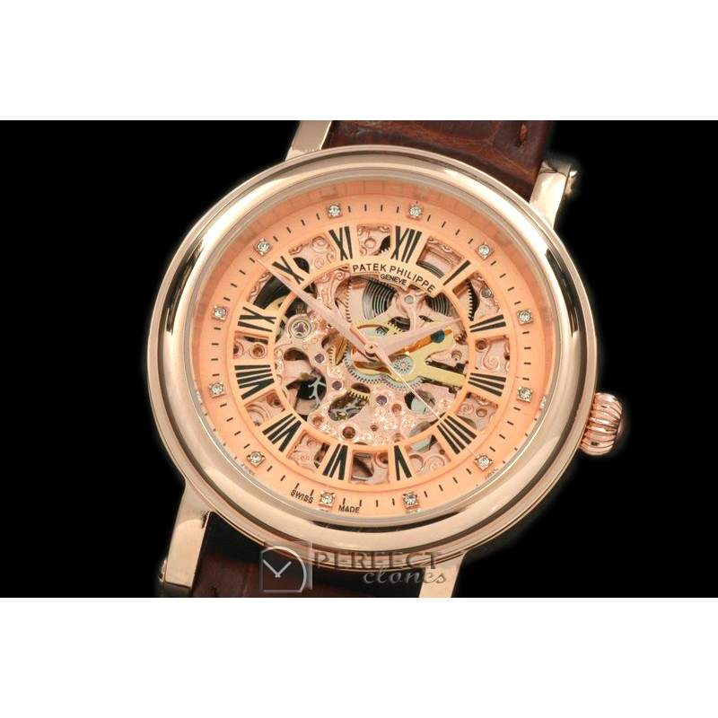 PPSK10003 Classic Skeleton RG/LE R-Gold Asian 2813