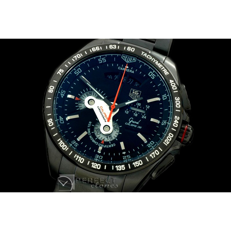 TGCA36-10114 Grand Carrera Calibre 36 PVD/PVD Black/Orange Jap O