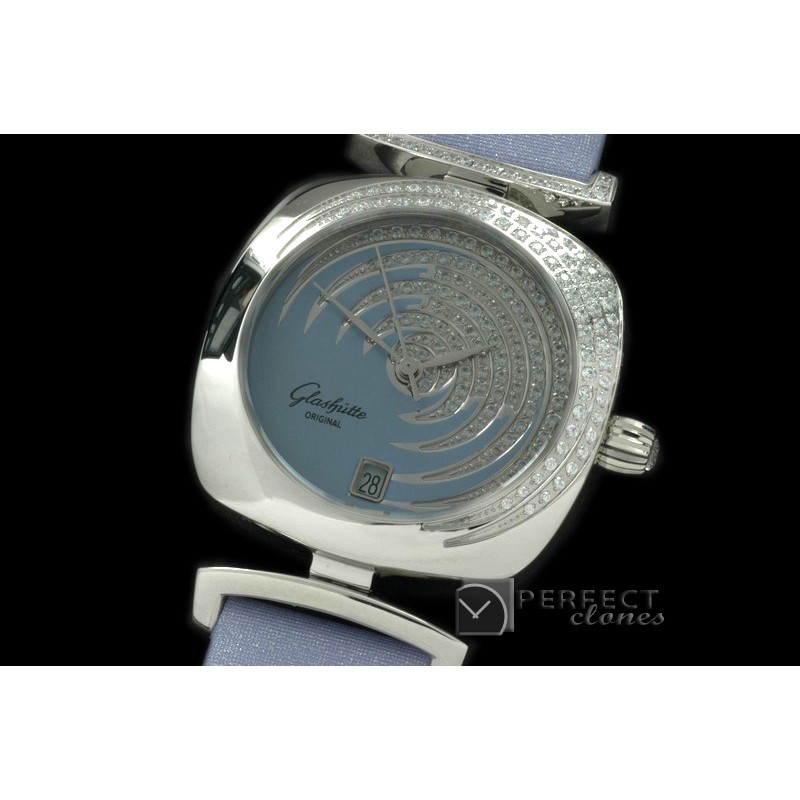 GLPV-106 Pavonina Ladies SS/ST Mid Blue Swiss Quartz