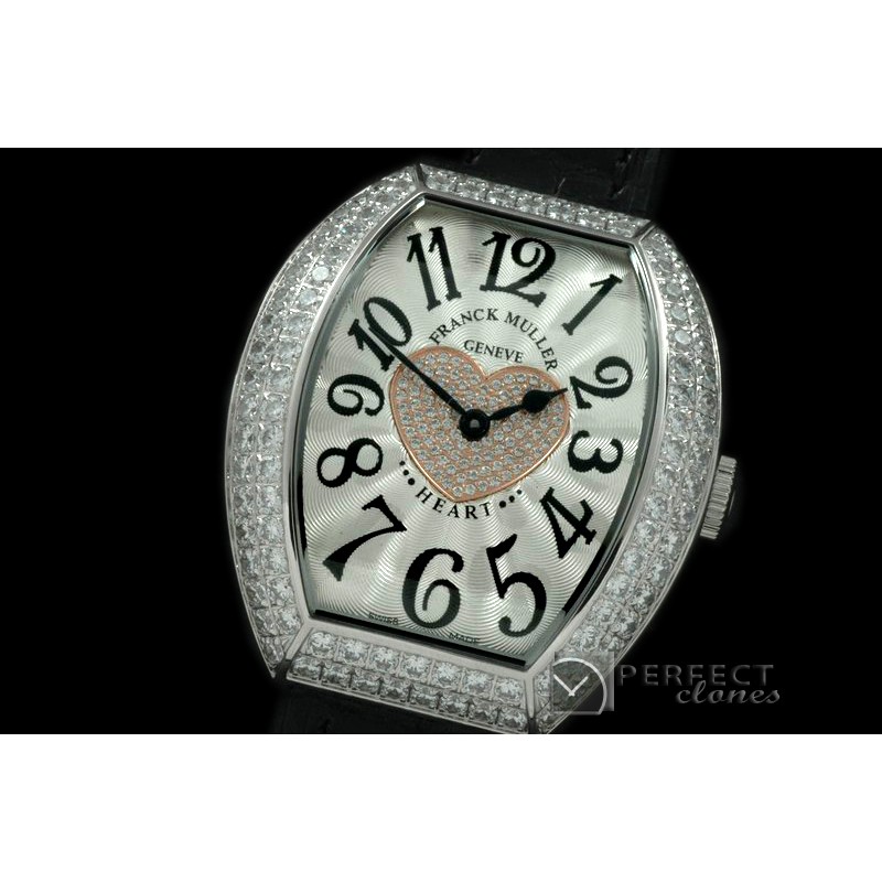 FMH10002 Heart SS/LE White/Heart Swiss Quartz0063