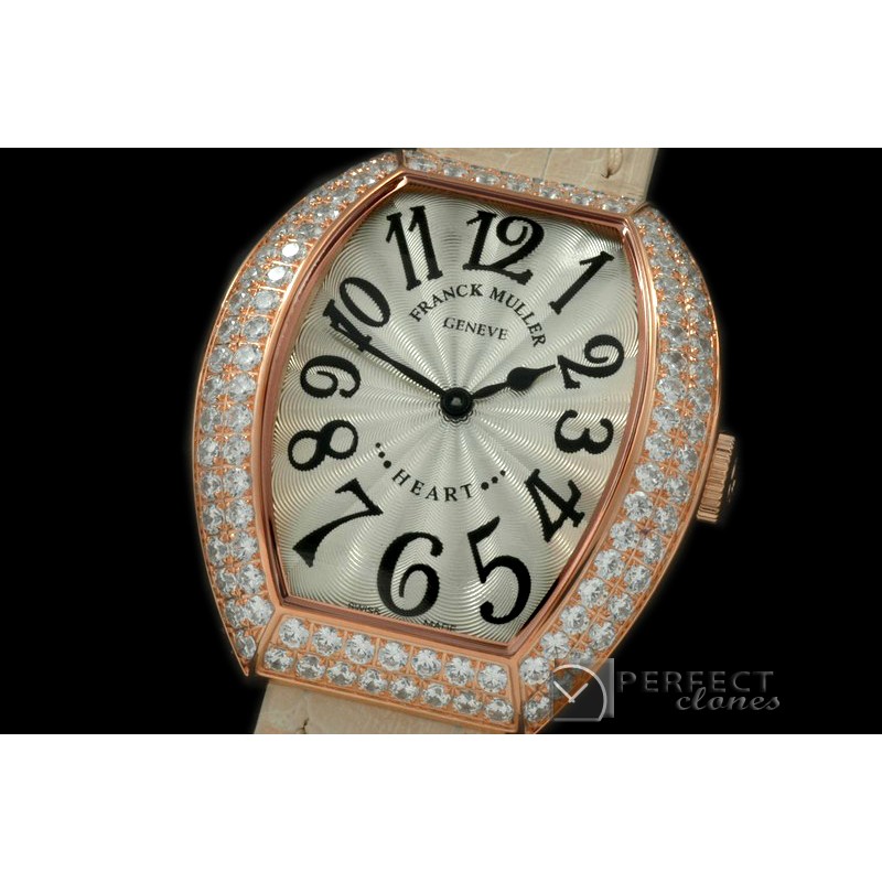 FMH10011 Heart RG/LE White Swiss Quartz