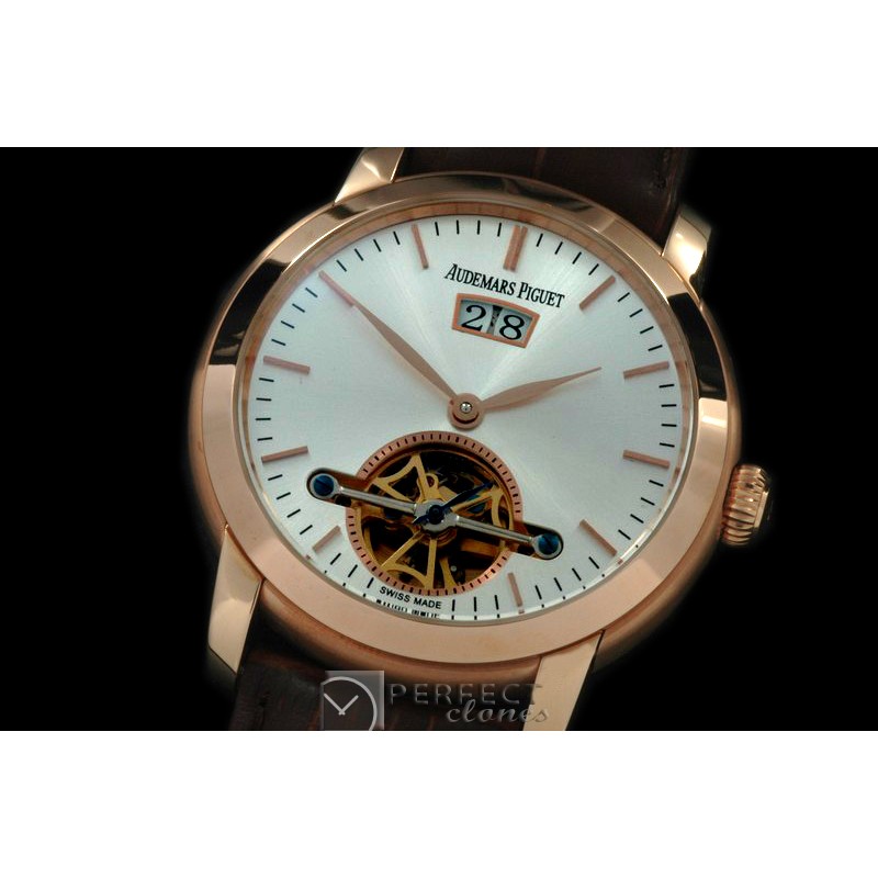 APJA01036 Jules Audemars Big Date/Tourbillon RG/LE White Asian