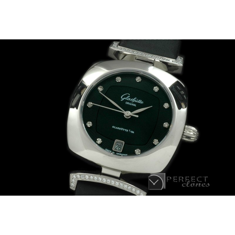 GLPV-002 Pavonina Ladies SS/ST Black Swiss Quartz