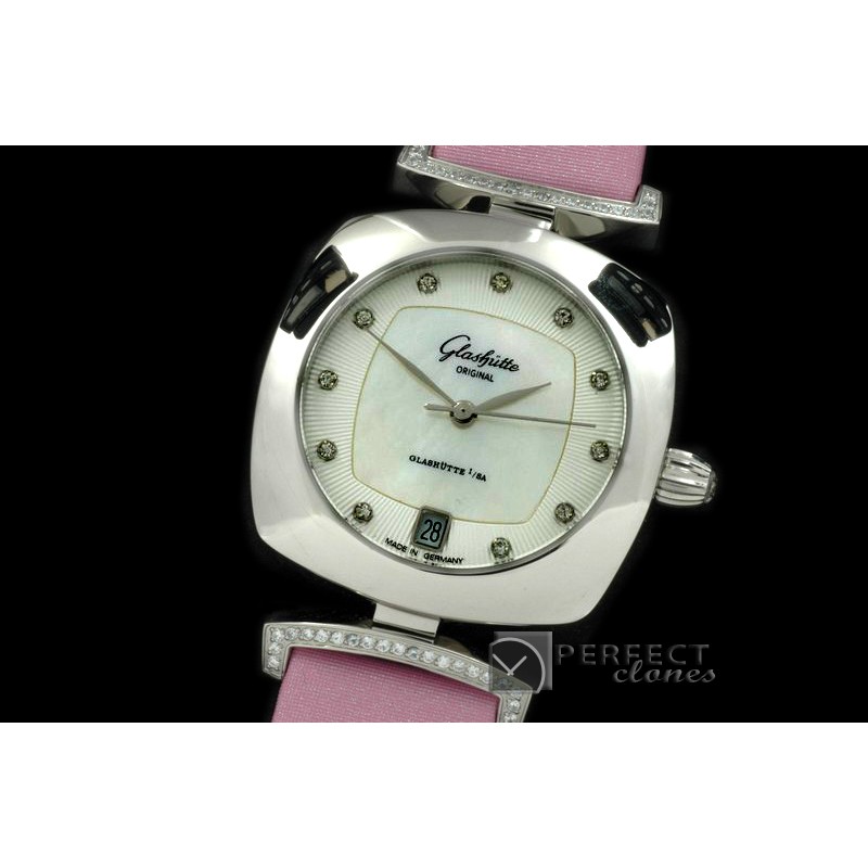 GLPV-001 Pavonina Ladies SS/ST White Swiss Quartz