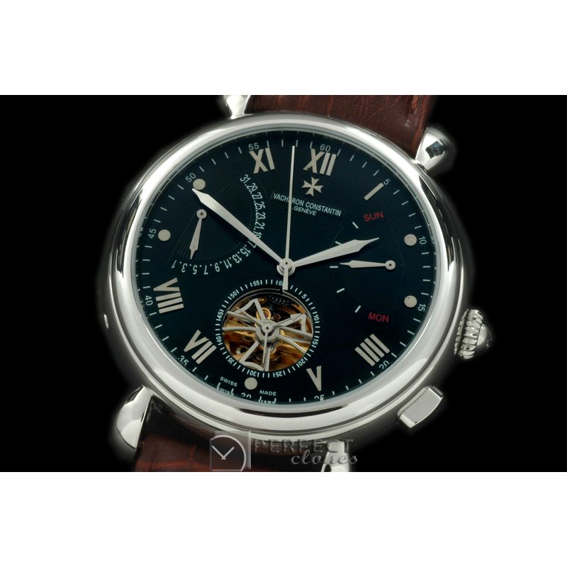 VC00233 Matle Tourbillon Calender SS/LE Black Asian Auto 2813